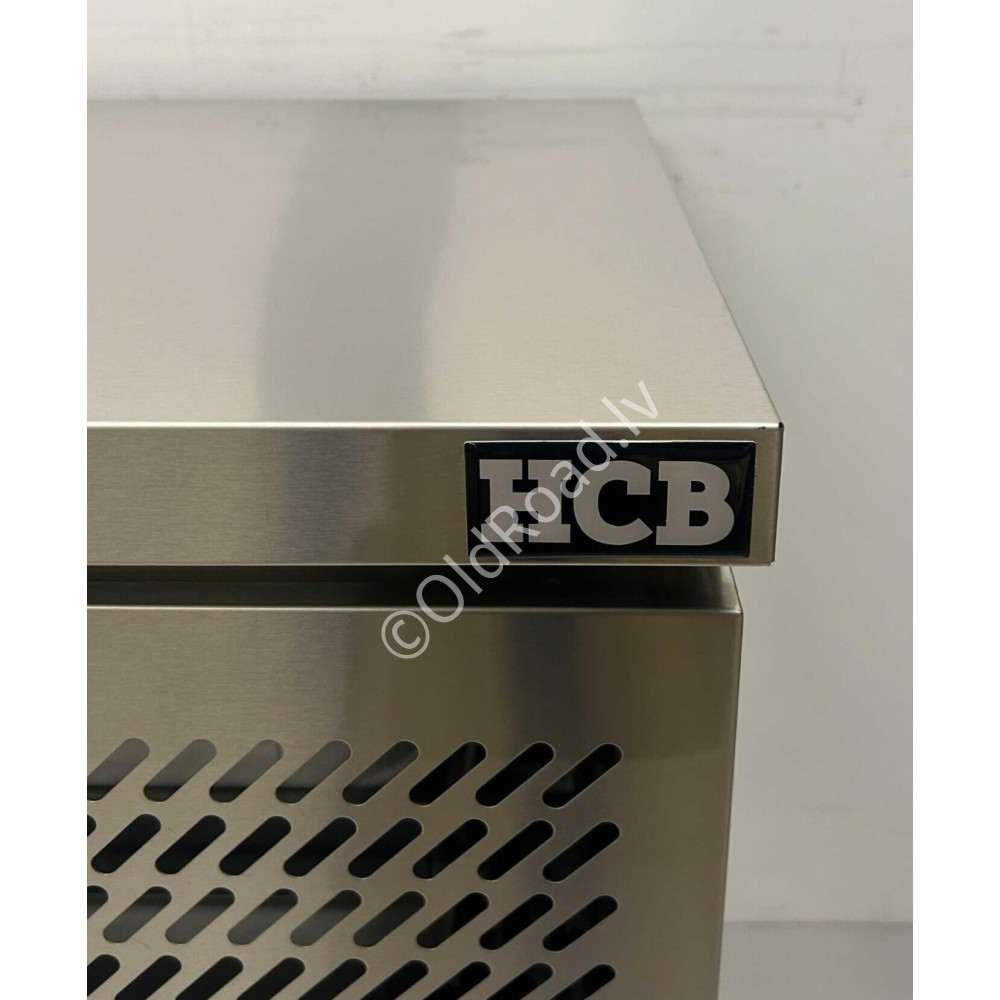 HCB 136cm workbench with cooling, 4 drawers, 230 V Stainless steel