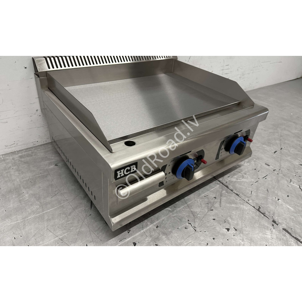 Grill plate, smooth, 65.5 cm HCB Stainless steel