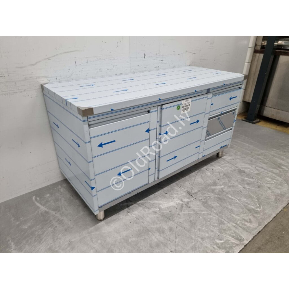 160 cm Work cabinet - work table Stainless steel HCB