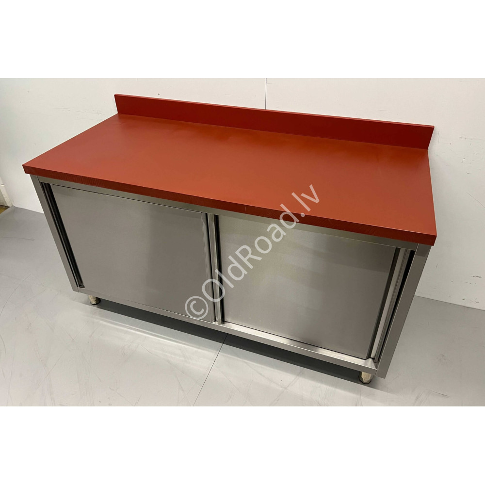 Work cabinet - table Premium-line 160 cm Stainless steel HCB