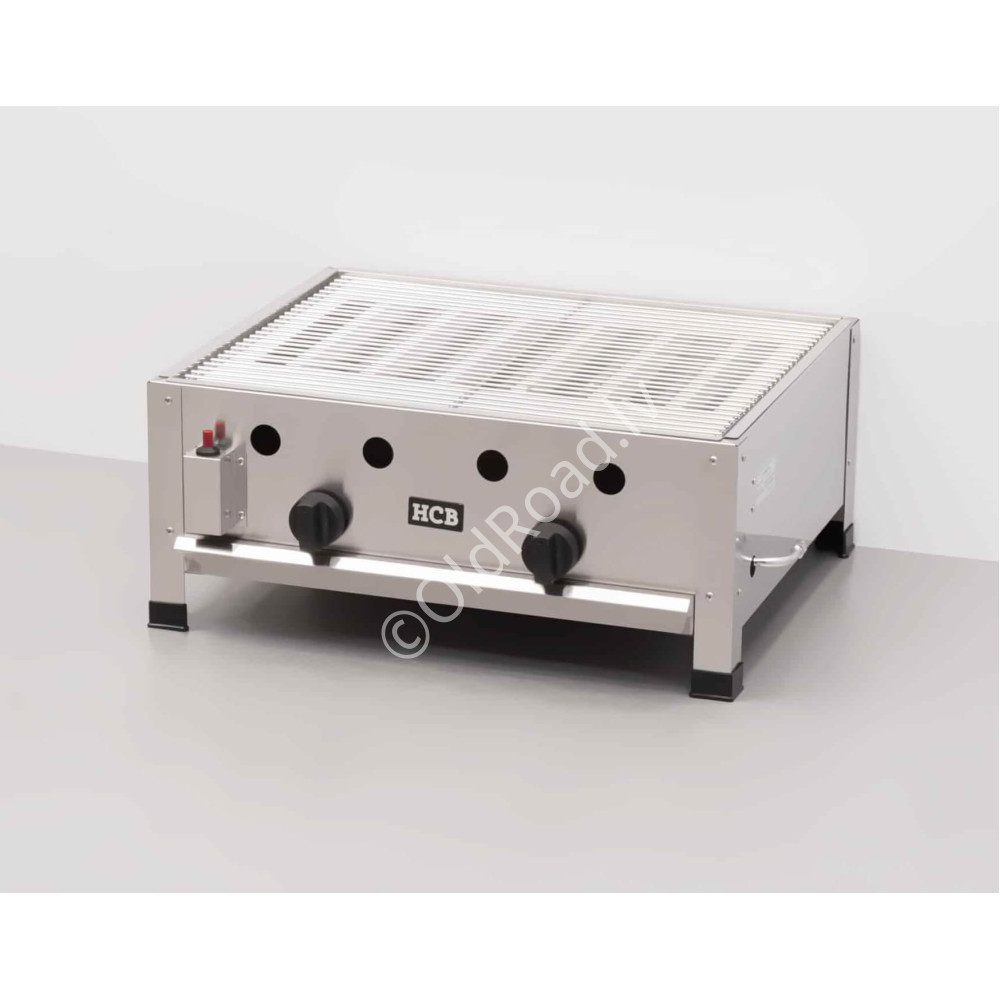 Professional bbq grill Propane gas 65 cm HCB Stainless steel