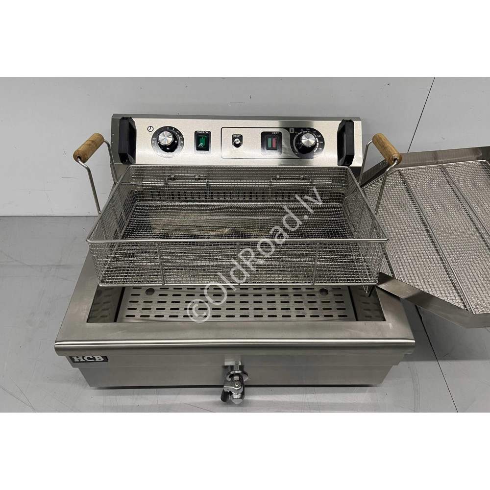 Deep fryer 23 liters 400V HCB Stainless steel