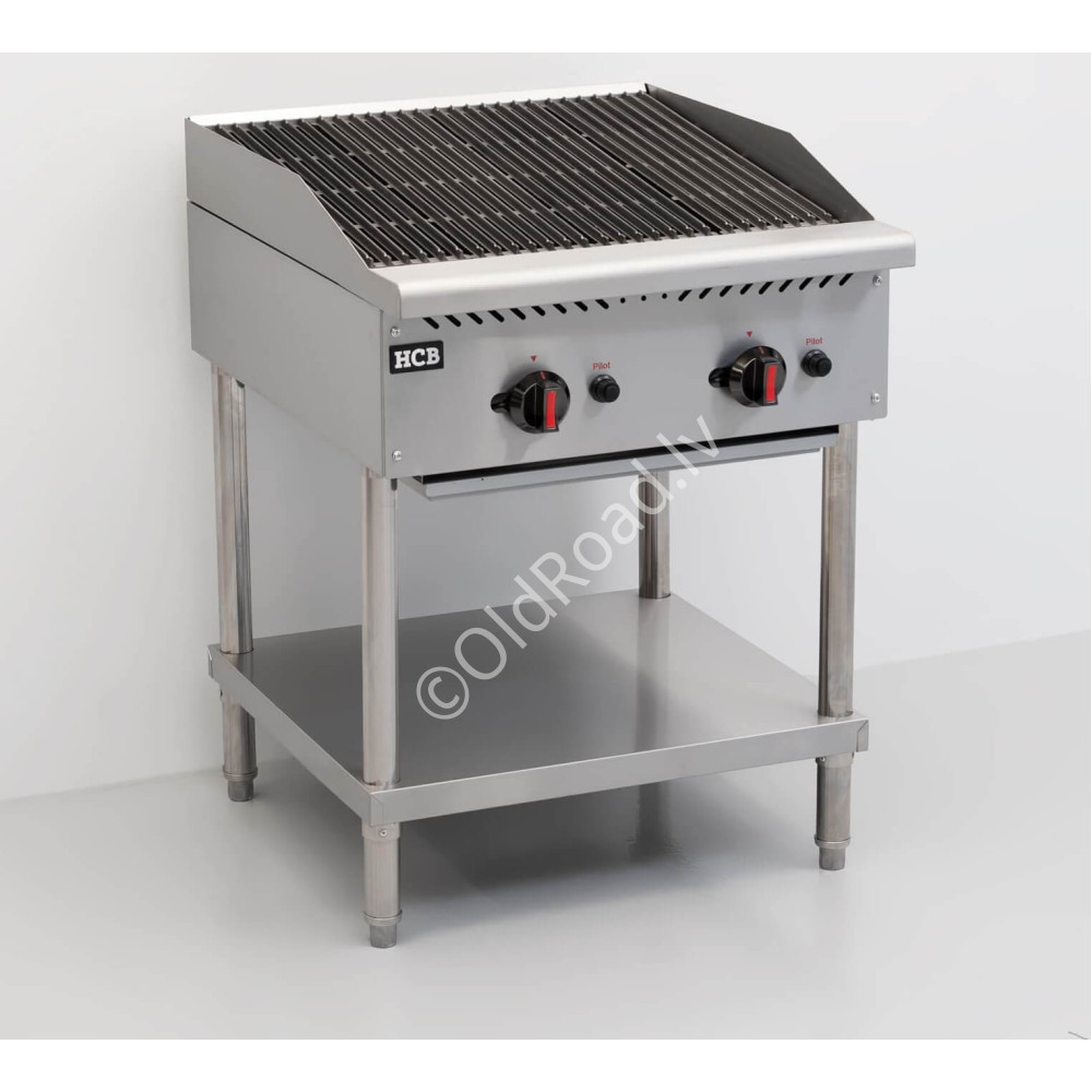Grill, 2 burners, Propane gas, 20.5 kW, 61 cm, HCB Stainless steel