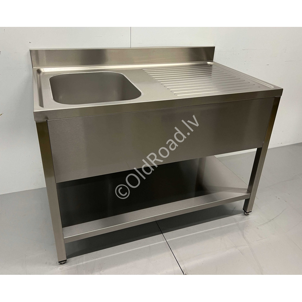 HCB sink, welded, Premium-line, 120 cm Stainless steel