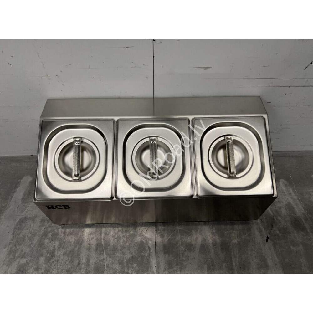 GN container holder 3 x 1/6 50 cm Stainless steel