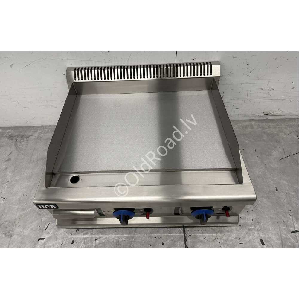 Grill plate, smooth, 65.5 cm HCB Stainless steel