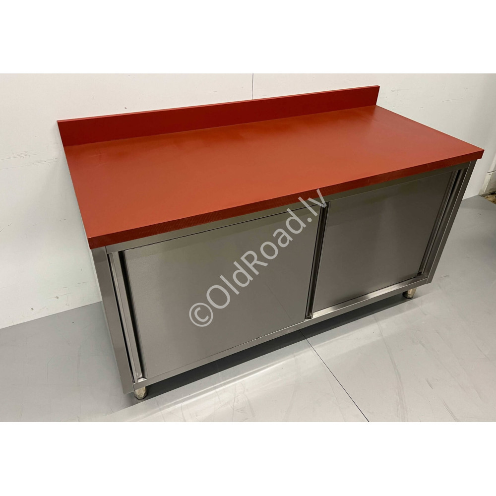 Work cabinet - table Premium-line 160 cm Stainless steel HCB