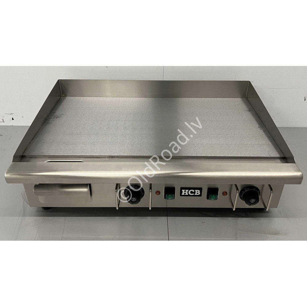 HCB grill plate smooth 74 cm 400V Stainless steel