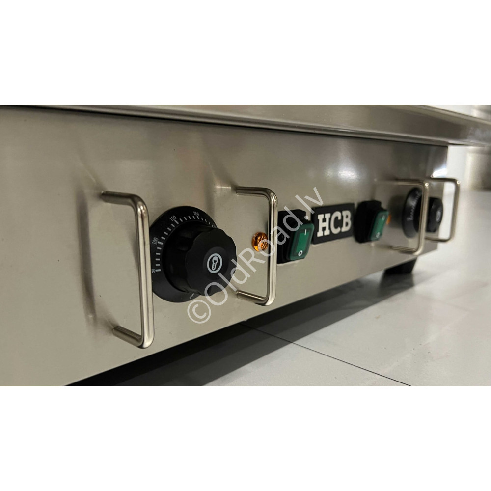 HCB grill plate smooth 74 cm 400V Stainless steel
