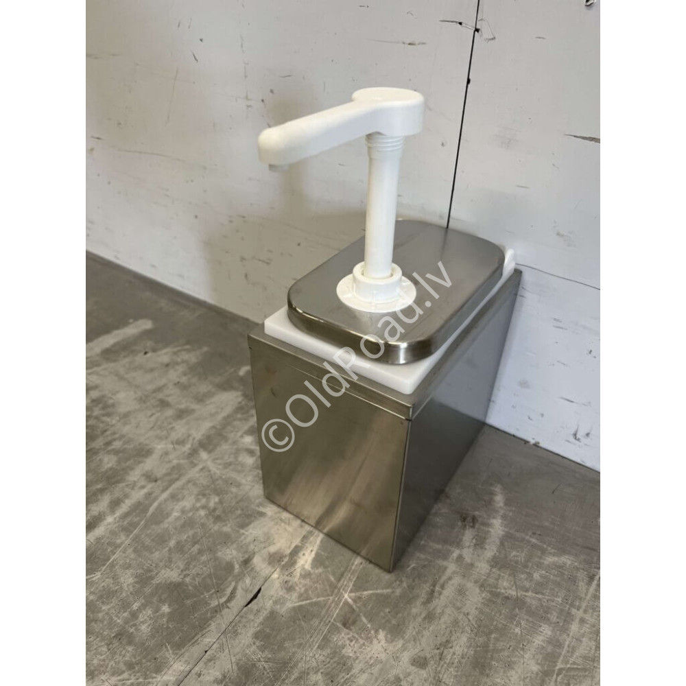 HCB sauce pump - dispenser 2 liters Stainless steel