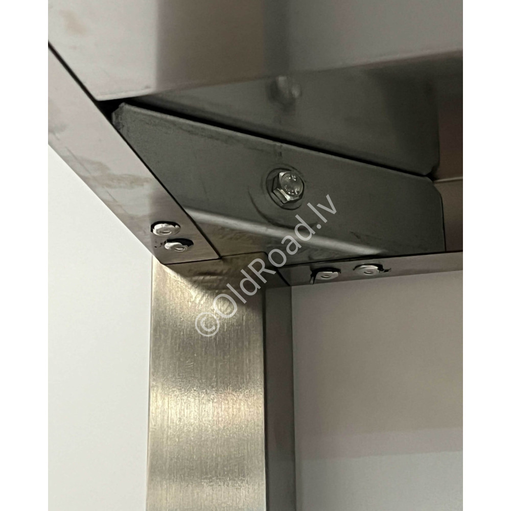 Storage shelf Premium-line 140 x 40 x 180 cm Stainless steel HCB