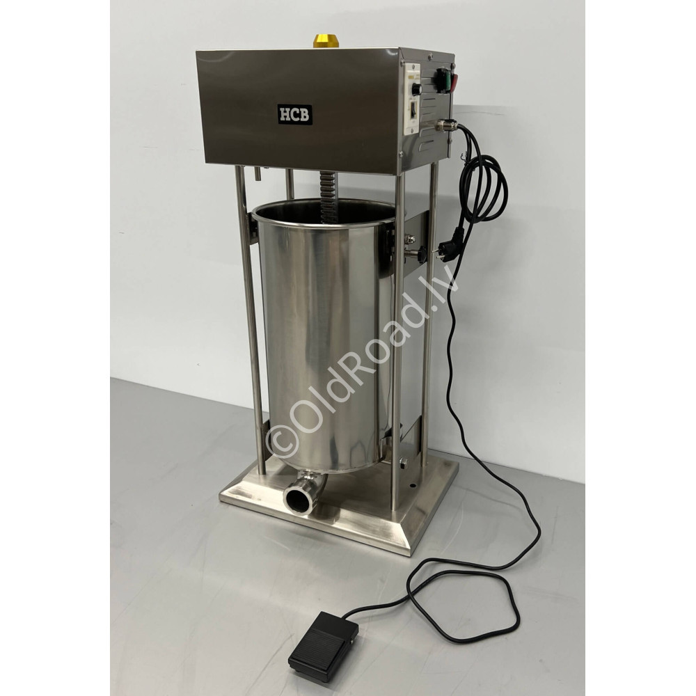 Electric sausage stuffer 25 liters 230V Stainless steel HCB