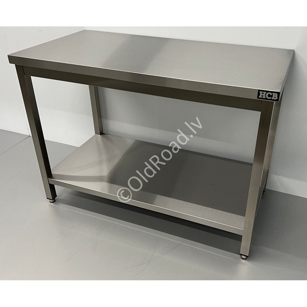 HCB 120cm workbench Premium-line Stainless steel