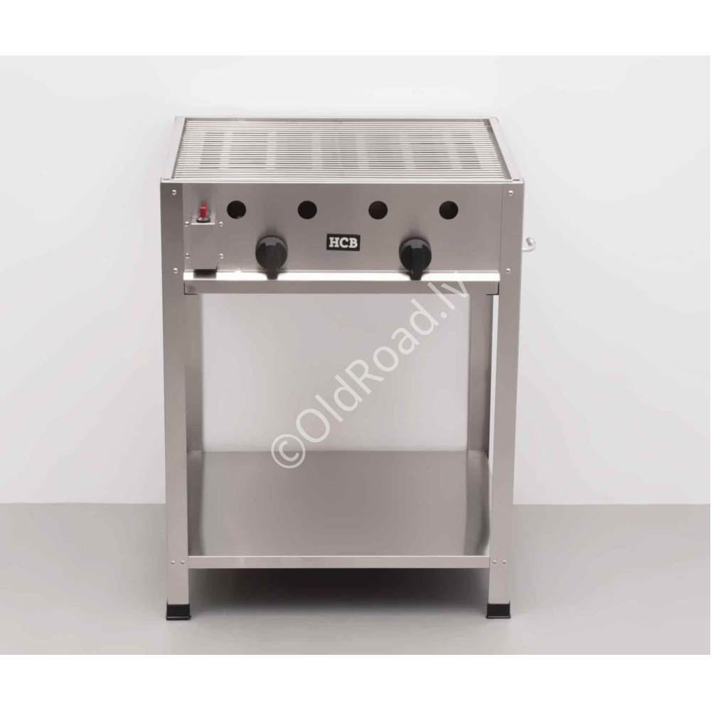 Professional bbq grill Propane gas 65 cm HCB Stainless steel