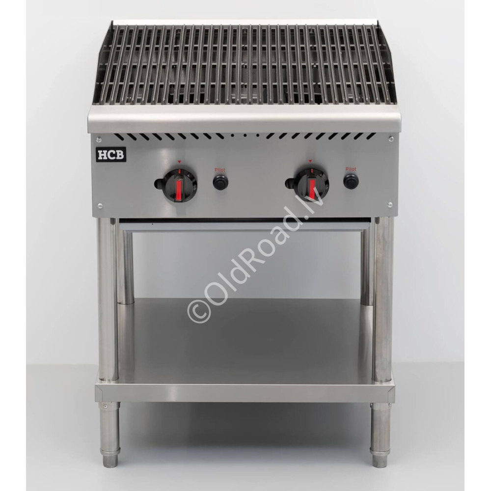 Grill, 2 burners, Propane gas, 20.5 kW, 61 cm, HCB Stainless steel