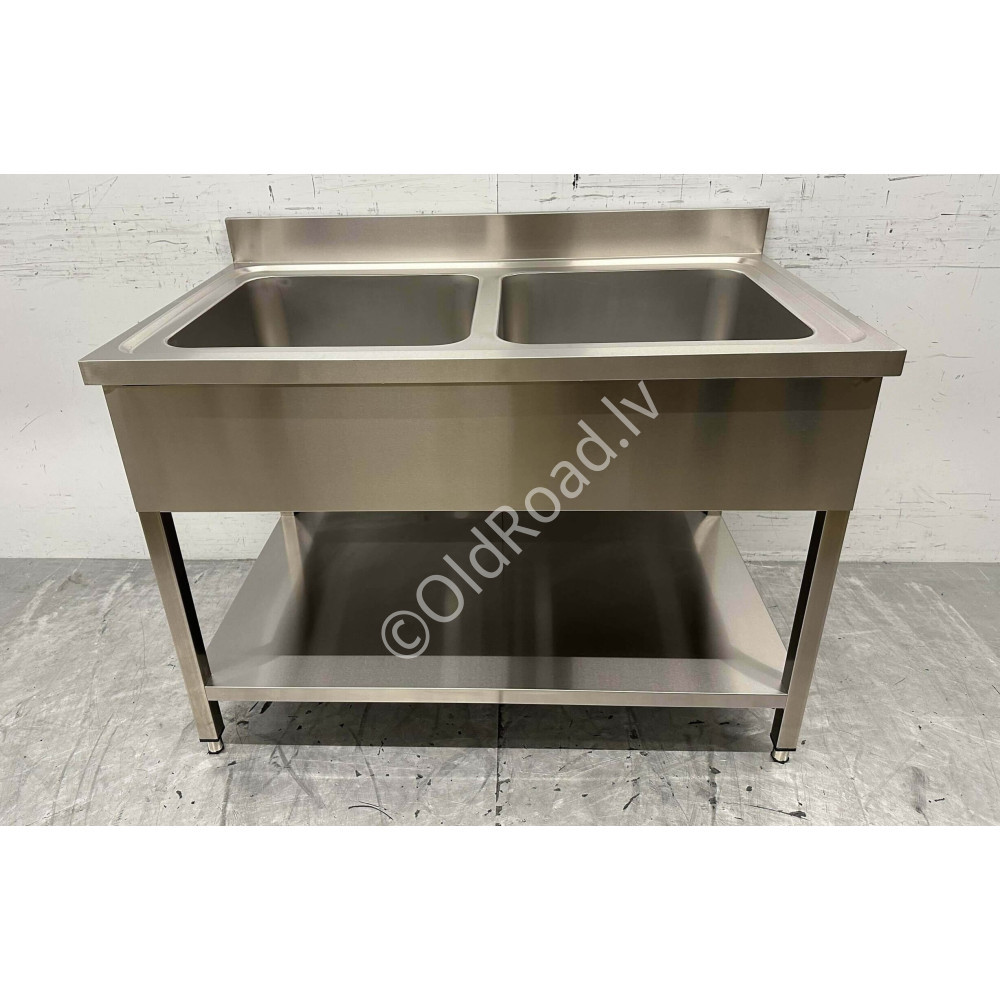 Sink with table 120 cm Stainless steel HCB