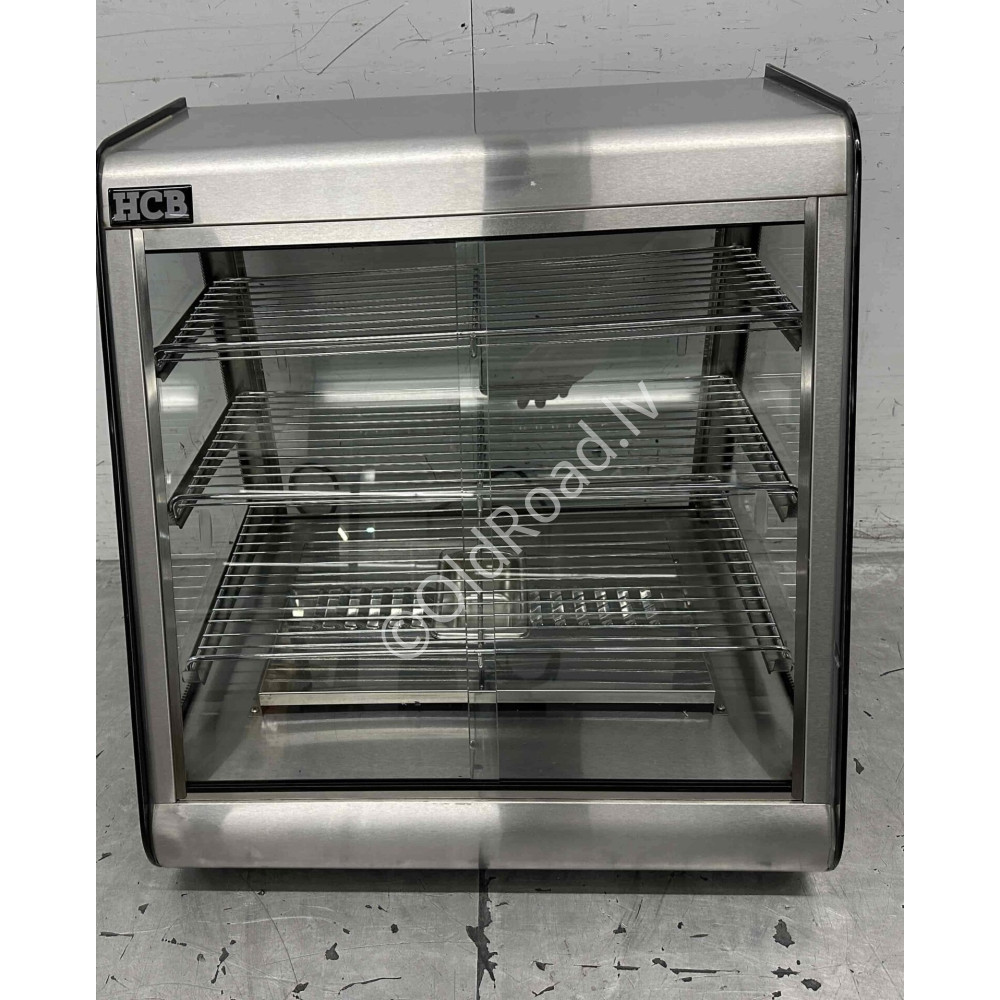 Heated display case 63.5 cm HCB Stainless steel