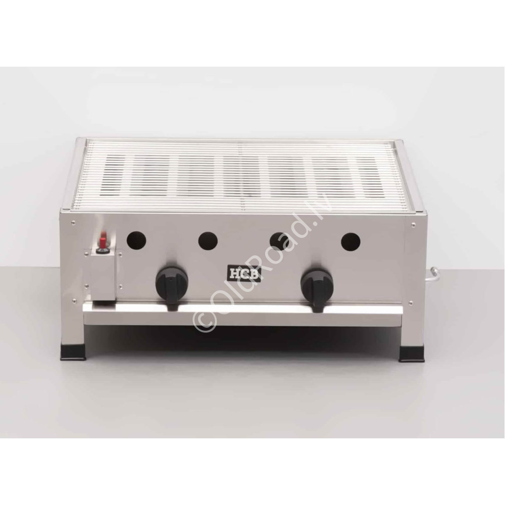 Professional bbq grill Propane gas 65 cm HCB Stainless steel