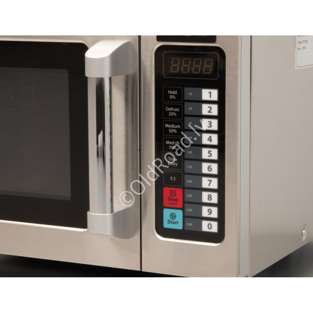 Microwave oven 25 liters 1000 watts 230V stainless steel HCB