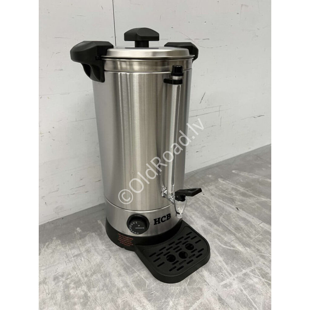 Double-walled boiler with drip tray 8.7 liters 230V HCB Stainless steel