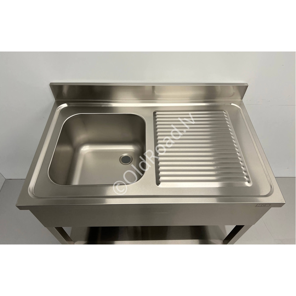 Stainless steel sink 100 x 60 cm