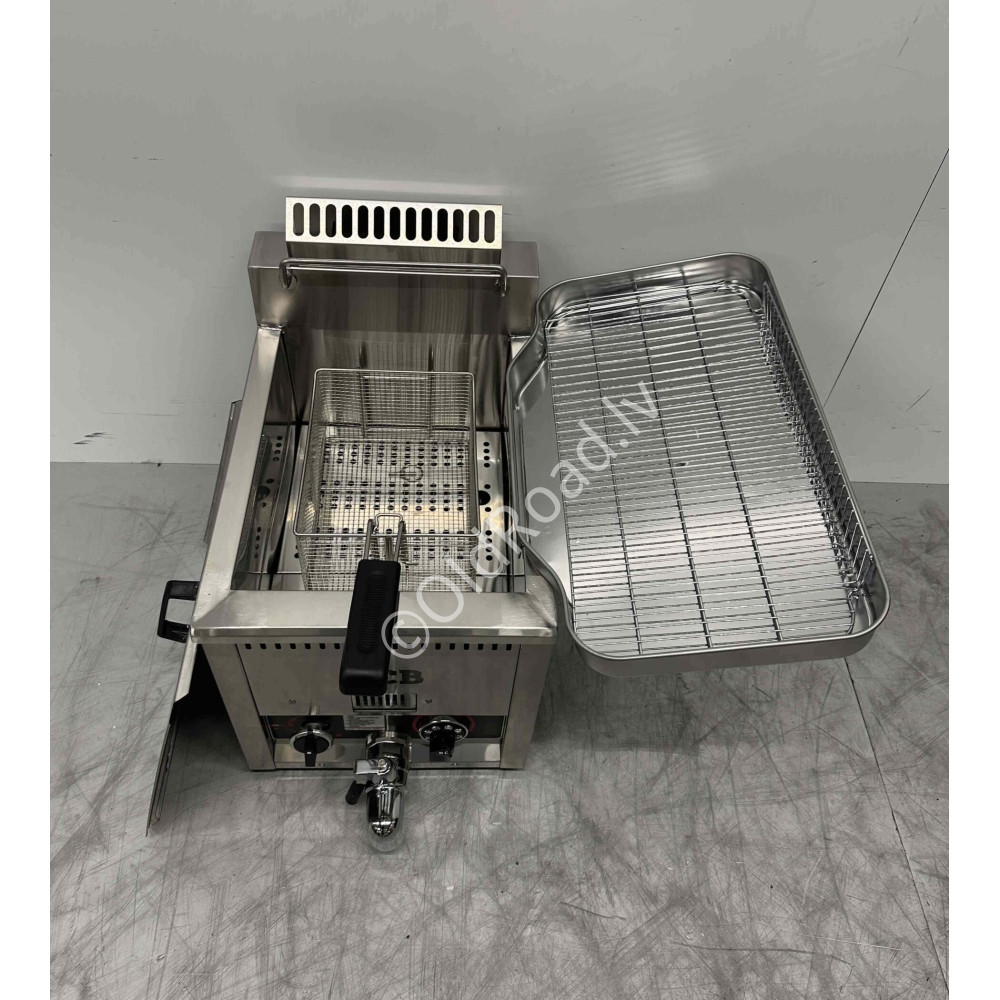 Deep fryer 21 liters, natural gas HCB stainless steel