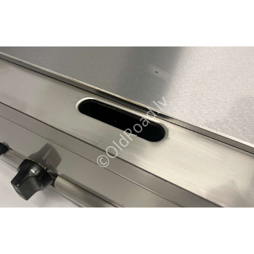 Smooth grill plate, 60 cm, Propane gas Stainless steel HCB