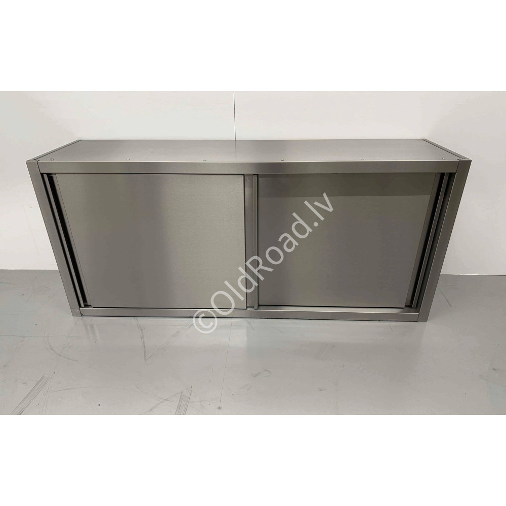 150 cm Wall cabinet Premium-line 2 sliding doors Stainless steel HCB