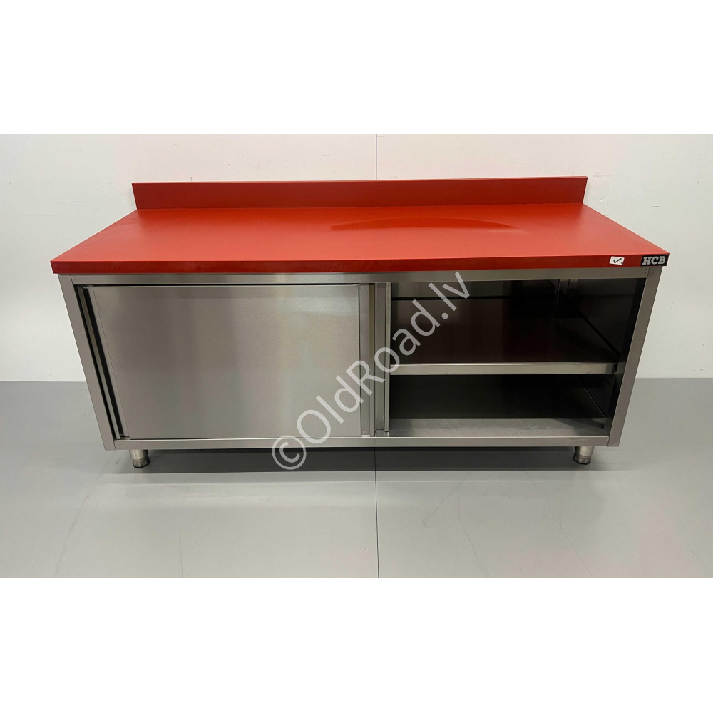 Work cabinet - table Premium-line 180 cm Stainless steel HCB
