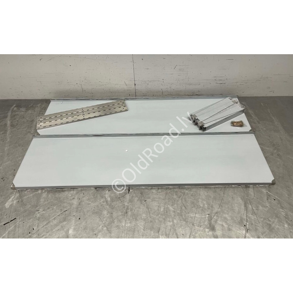 Double-walled shelf 160 x 40 cm Stainless steel HCB