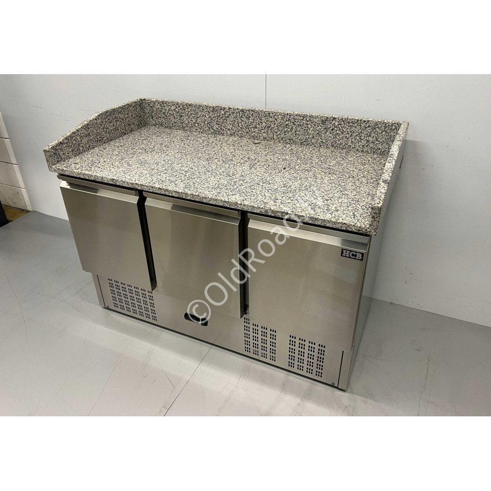 Pizza workbench 140 cm 230V Stainless steel HCB