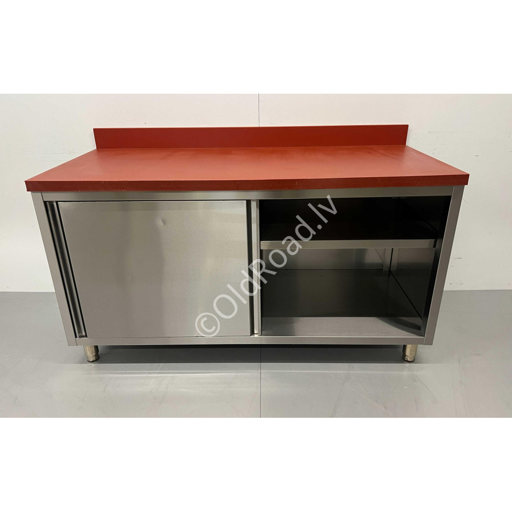 Work cabinet - table Premium-line 160 cm Stainless steel HCB