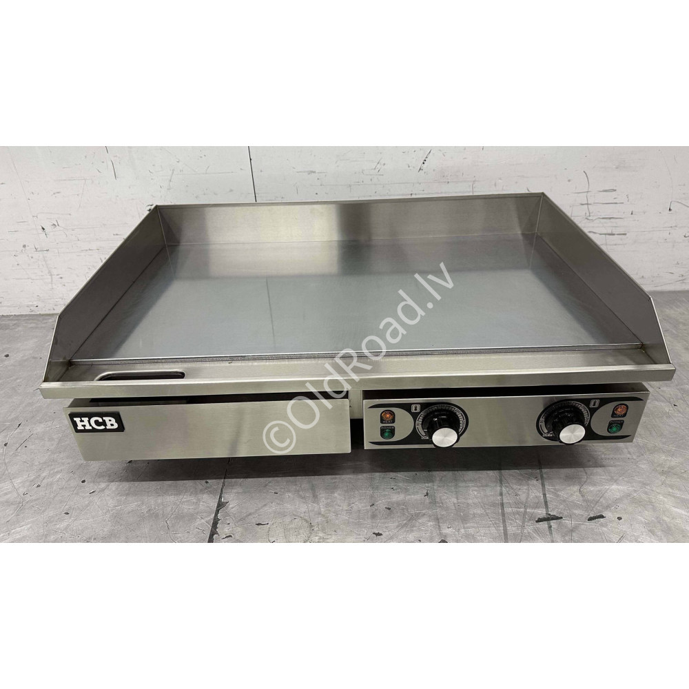 Chrome-plated grill plate, 73 cm, 2 x 230 V Stainless steel HCB
