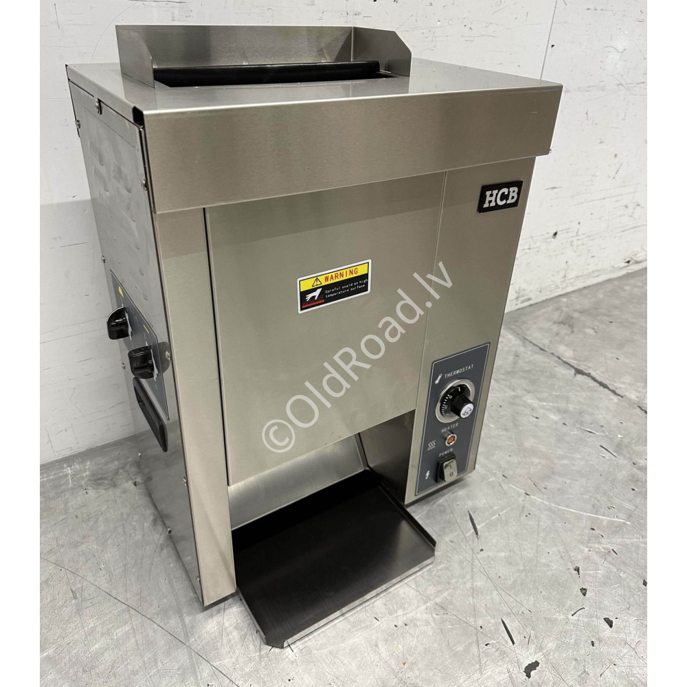 Vertical Pass-Through Toaster Conveyor Oven 230V HCB Stainless Steel