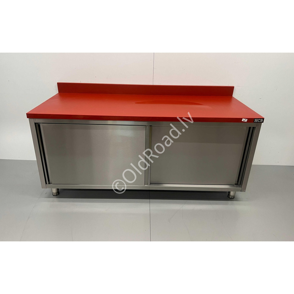 Work cabinet - table Premium-line 180 cm Stainless steel HCB
