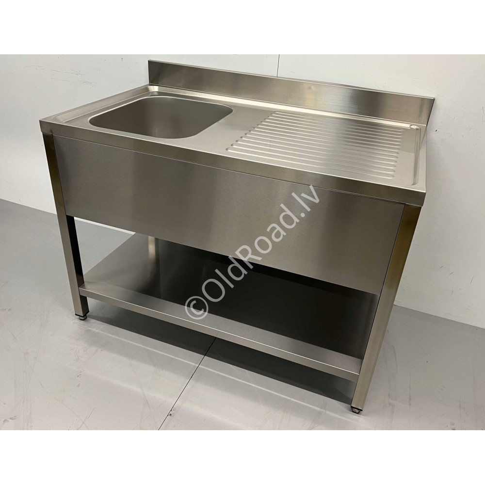 HCB sink, welded, Premium-line, 120 cm Stainless steel