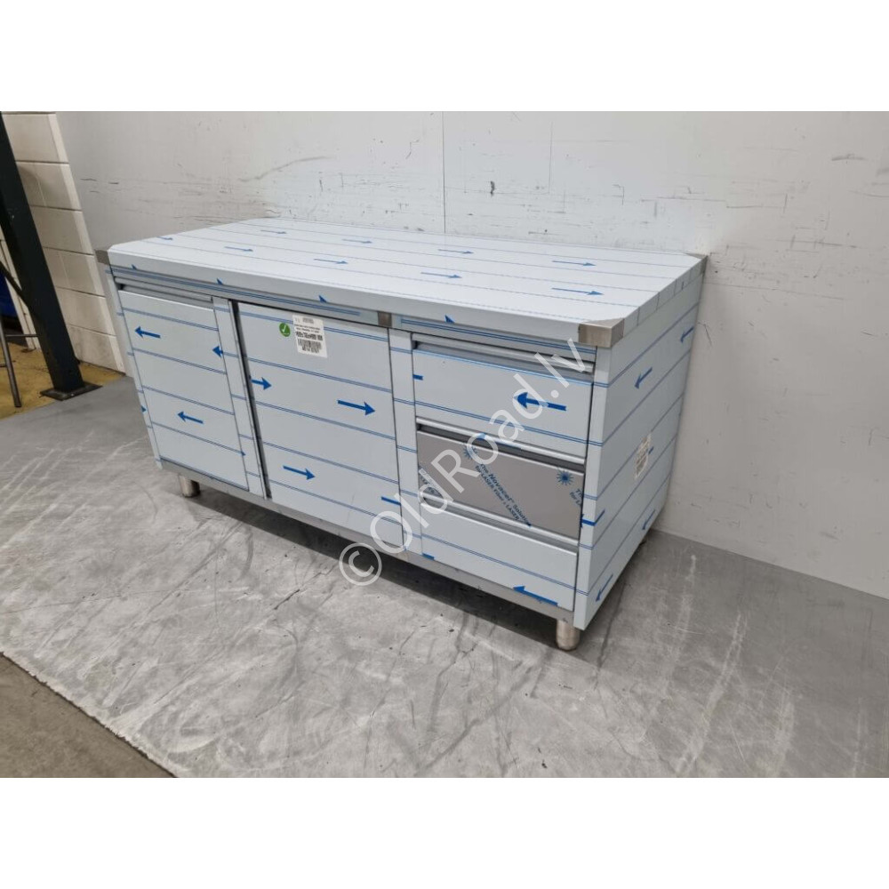 160 cm Work cabinet - work table Stainless steel HCB