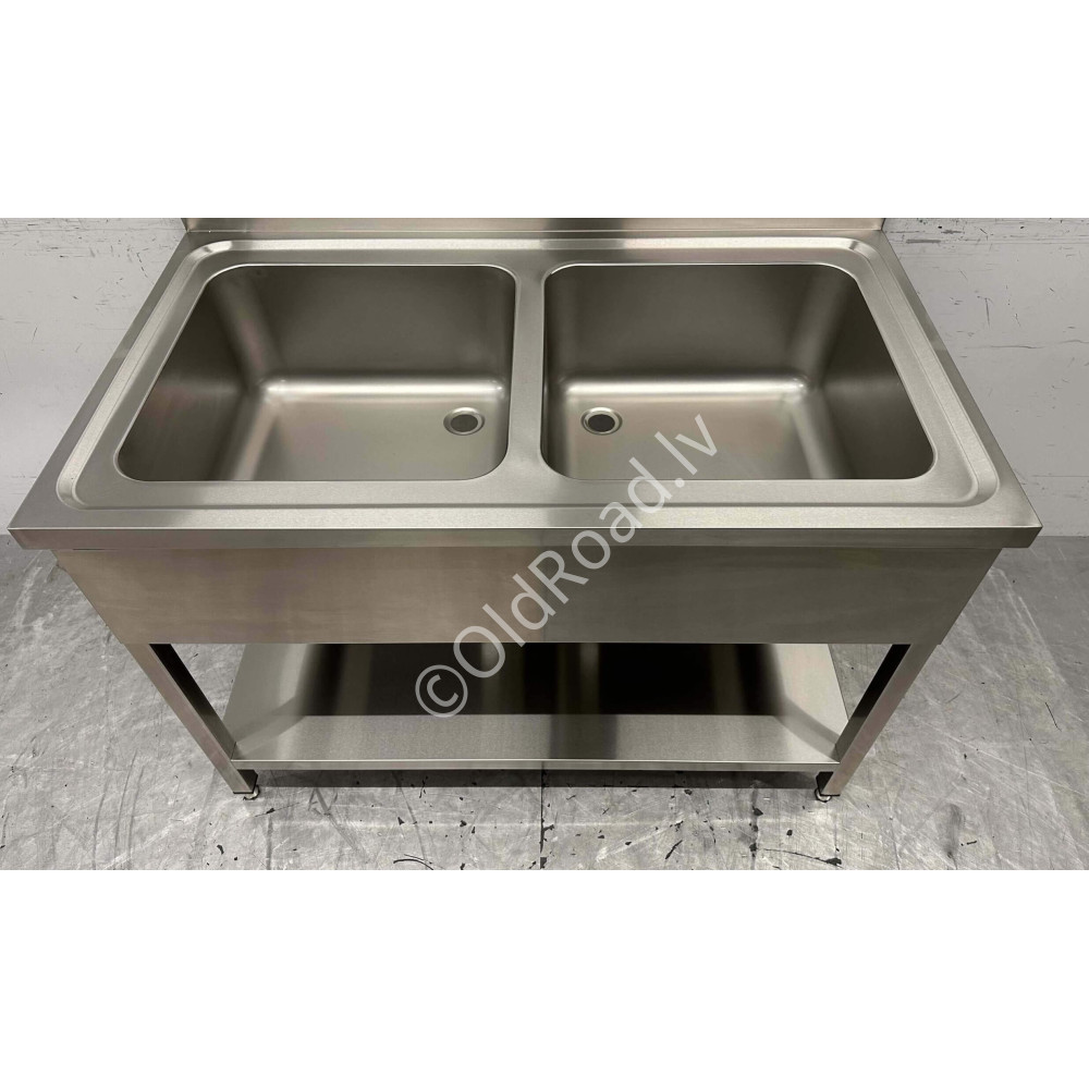 Sink with table 120 cm Stainless steel HCB