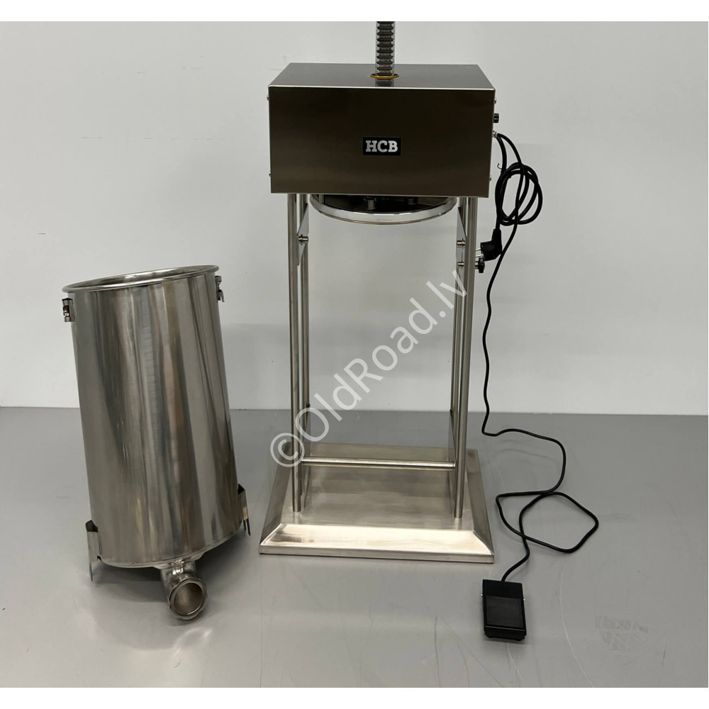 Electric sausage stuffer 25 liters 230V Stainless steel HCB