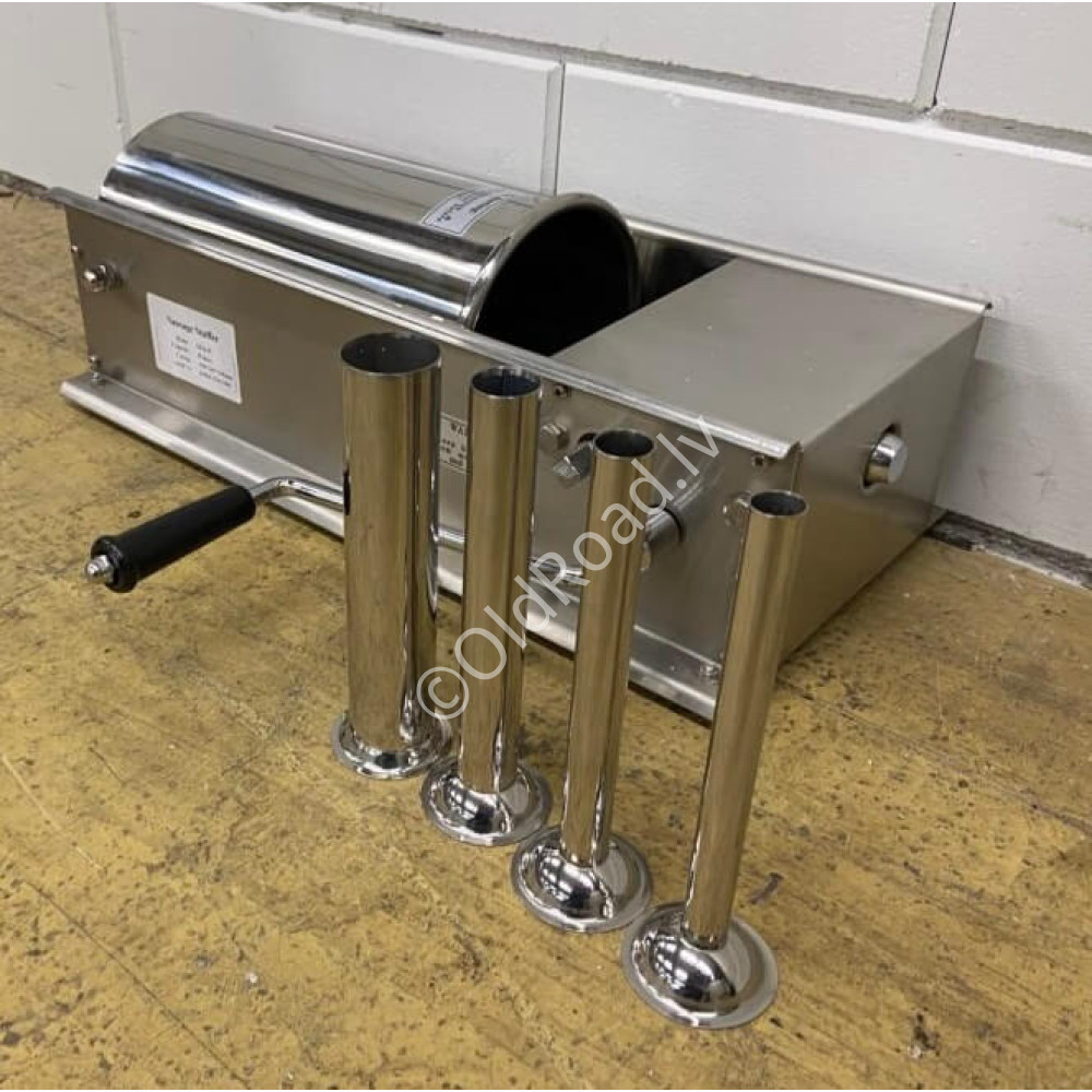 Horizontal sausage filler 5 liters HCB Stainless steel