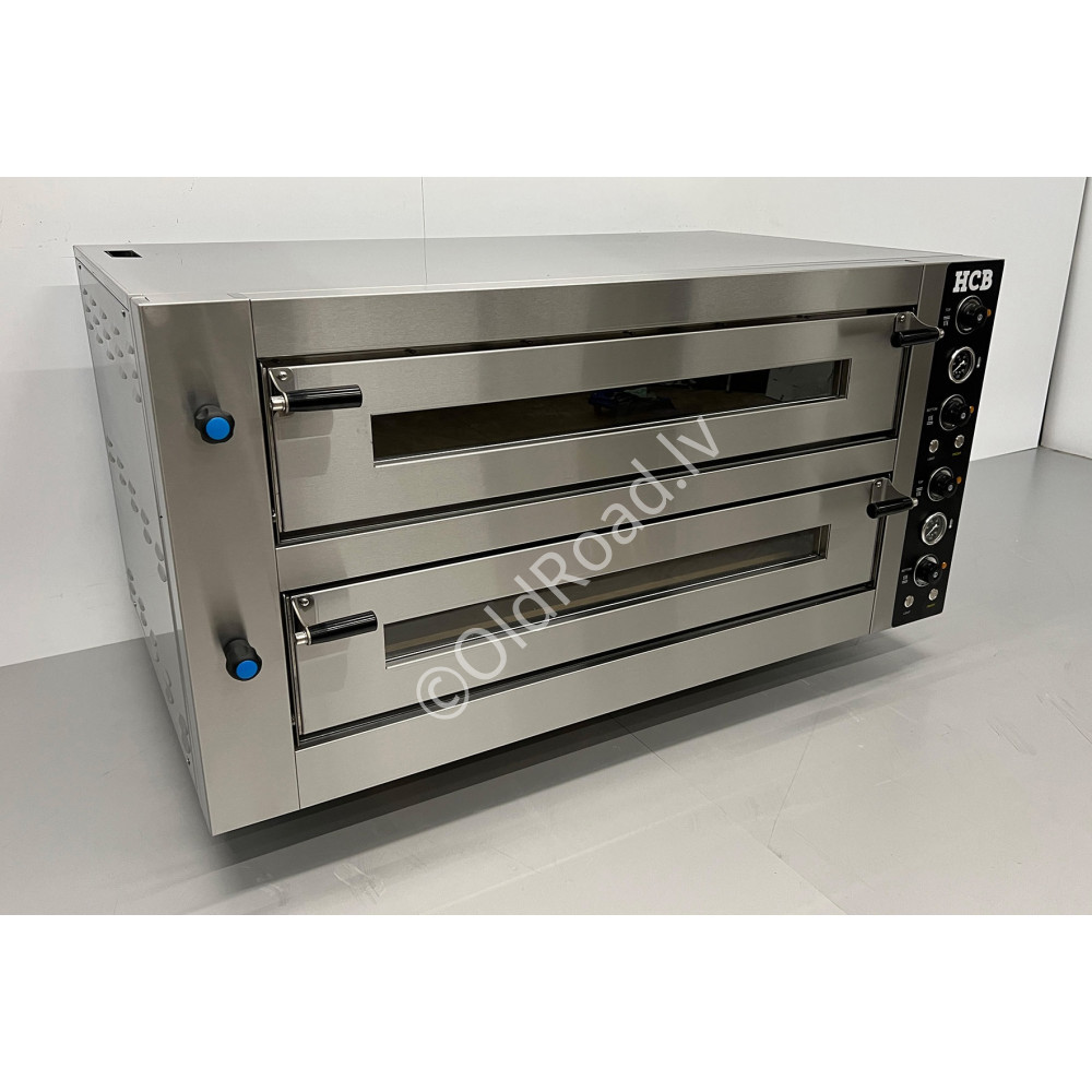 HCB pizza oven 2 x 6 pizzas 400V stainless steel