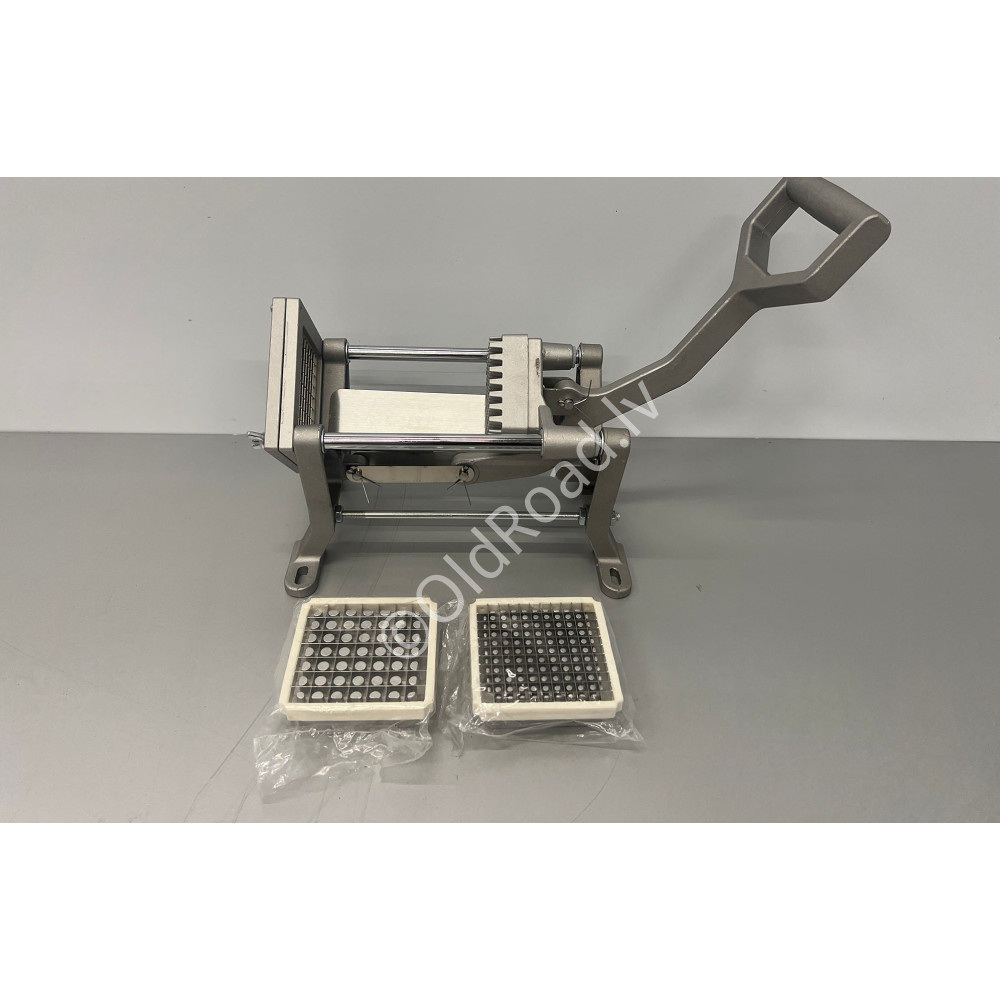 French fry cutter, potato cutter with 8, 10, and 12 mm bladescHCB