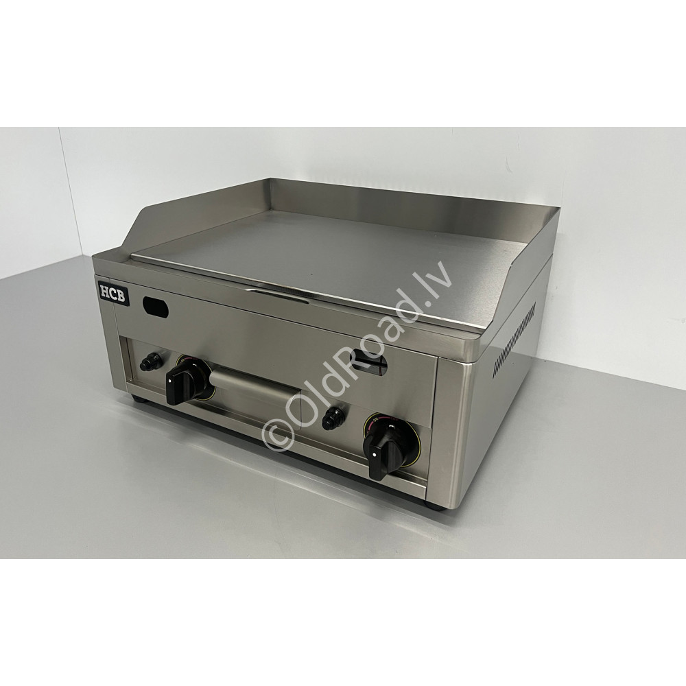 Smooth grill plate, 60 cm, Propane gas Stainless steel HCB