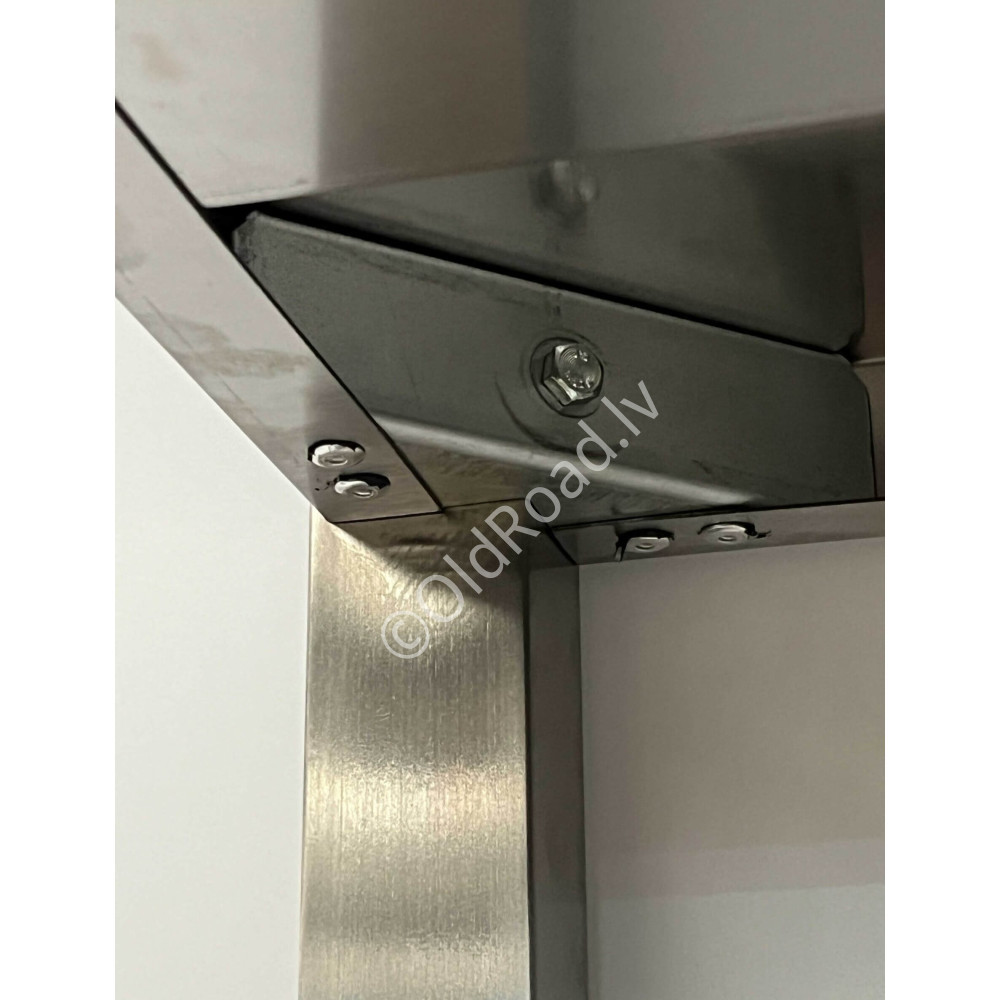 Storage shelf Premium-line 200 x 40 x 180 cm Stainless steel HCB