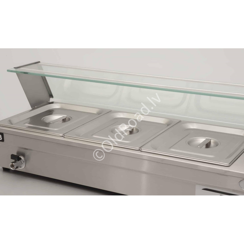 Bain-marie 3 x 1/2 GN 95 cm 230V HCB Stainless steel