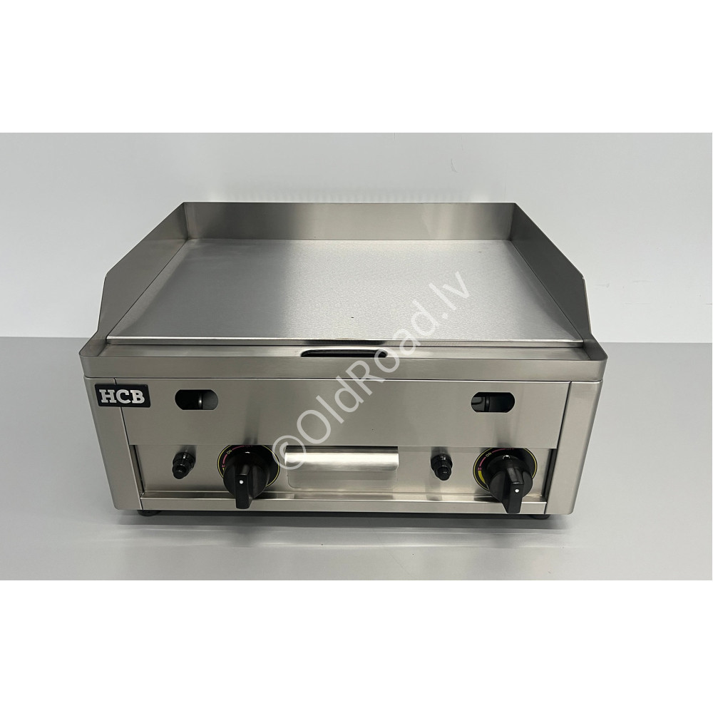 Smooth grill plate, 60 cm, Propane gas Stainless steel HCB