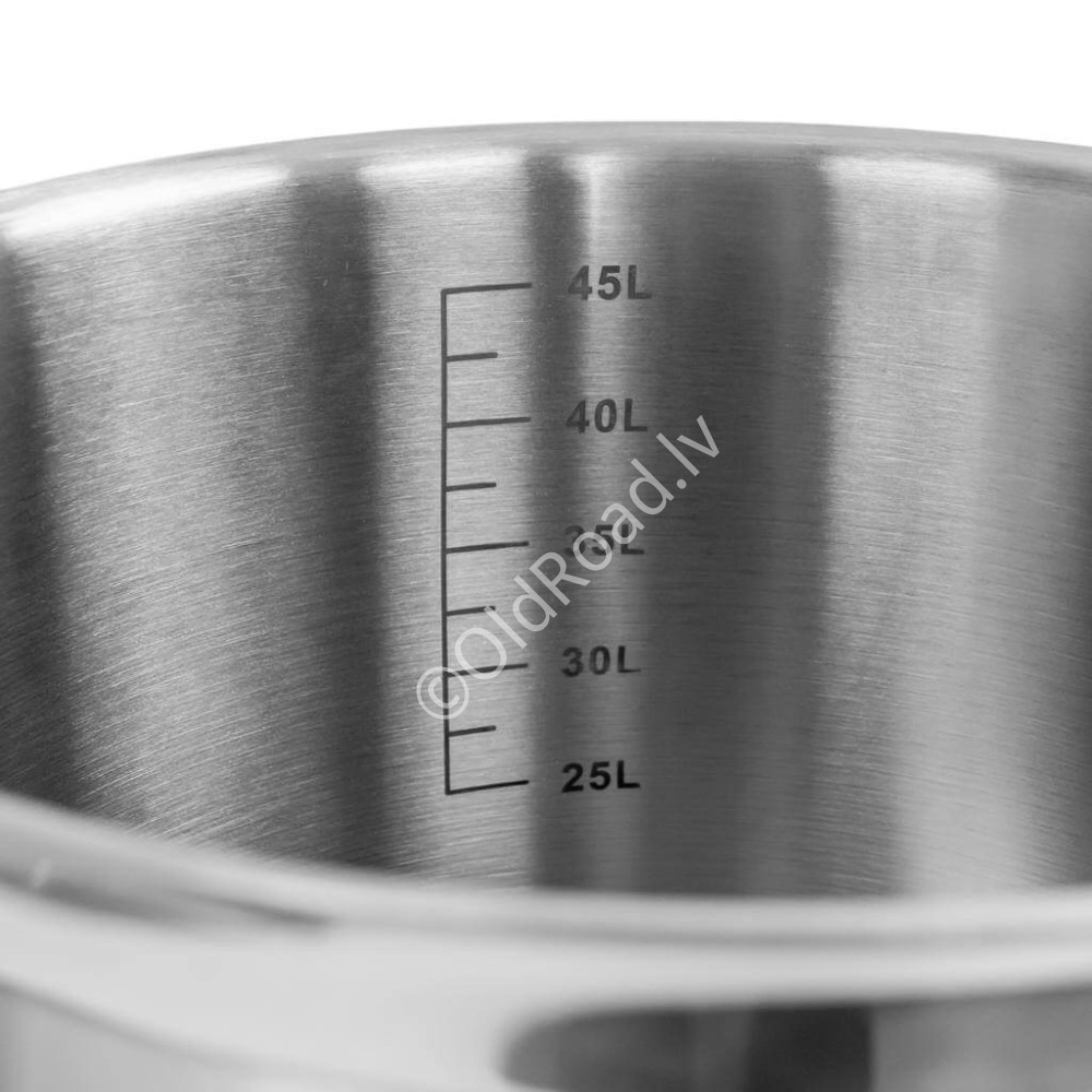 Pot with lid 50L Stainless steel Mega-M PRO