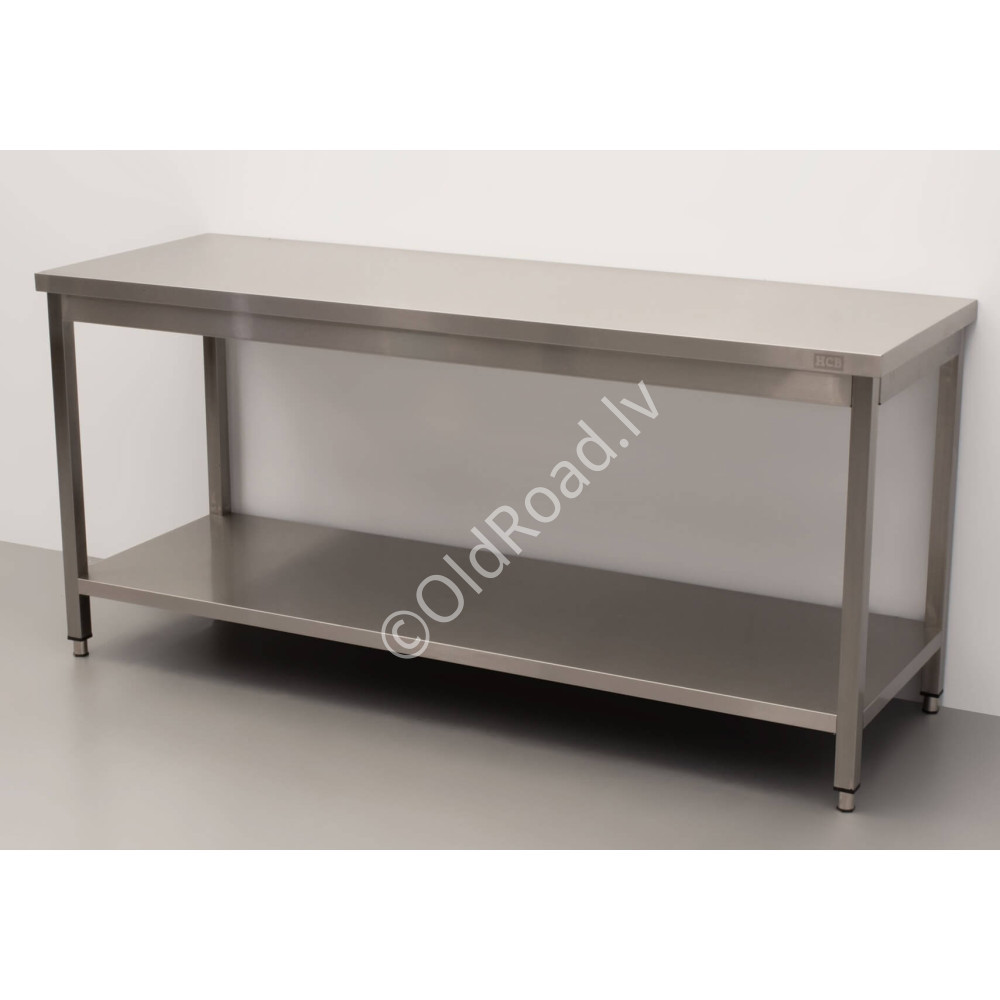 HCB 180cm work table Basic-line Stainless steel