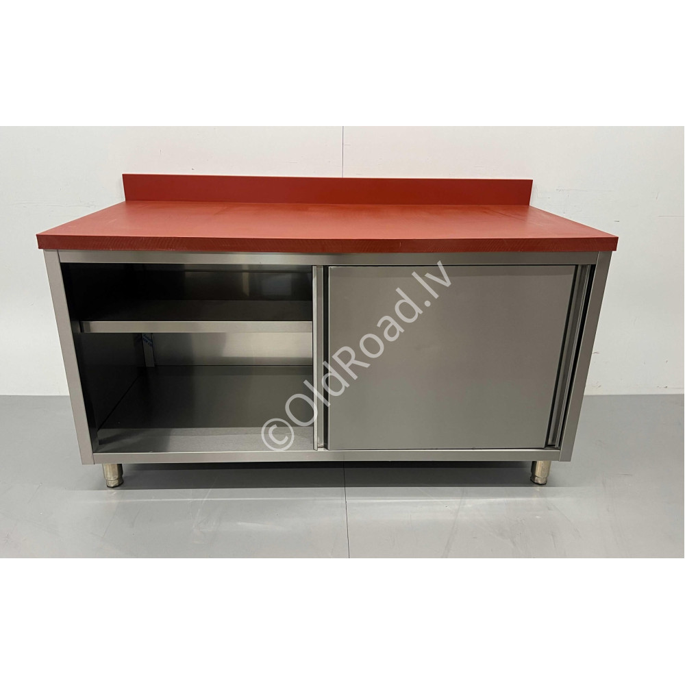 Work cabinet - table Premium-line 160 cm Stainless steel HCB