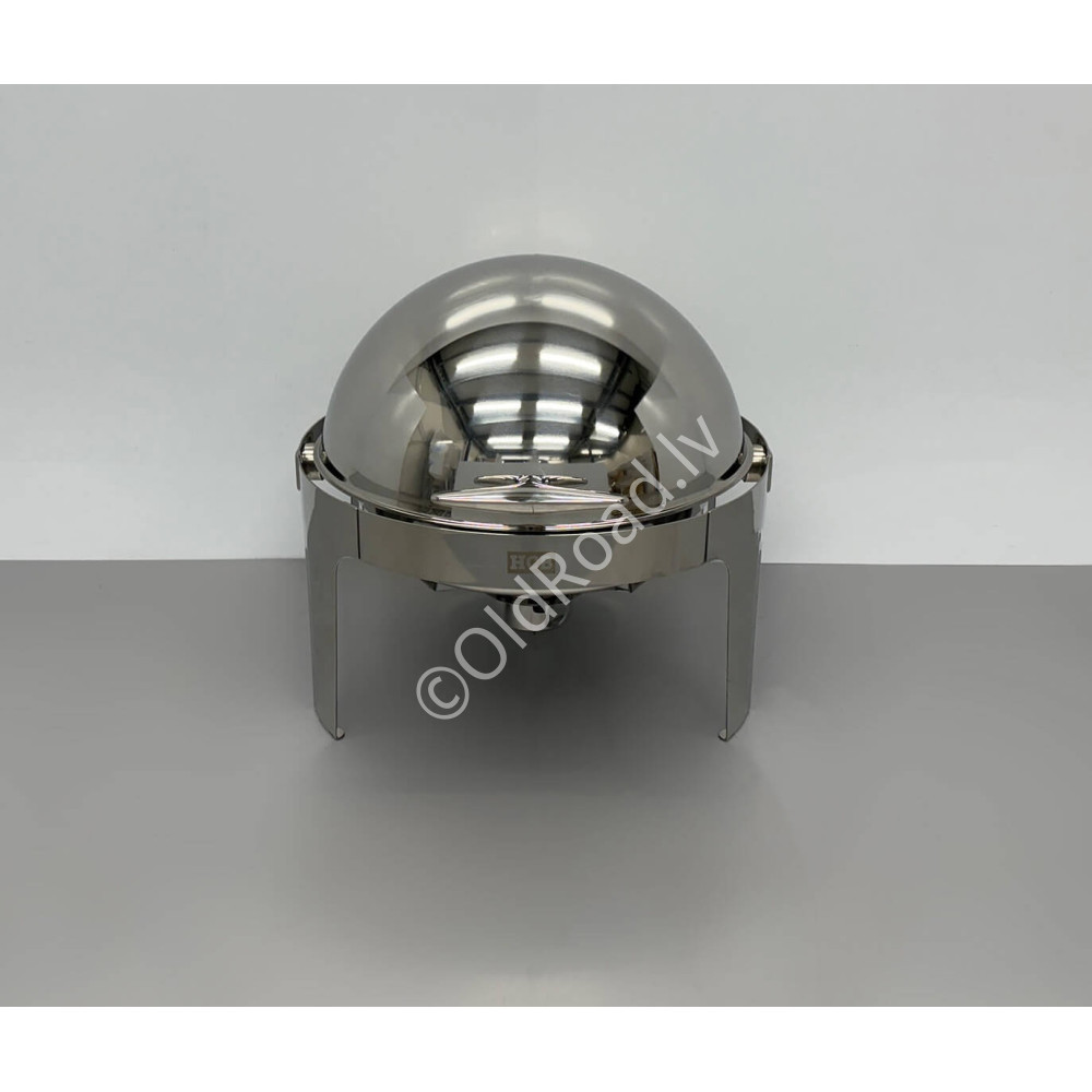 6 liter round heat-resistant container with rolling surface made of stainless steel HCB